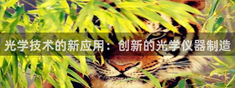 门徒娱乐主管微天神779O3：光学技术的新应用：创新的光学仪