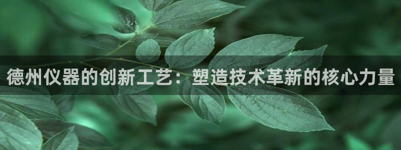门徒娱乐平台怎么样：德州仪器的创新工艺：塑造技术革新的核心力