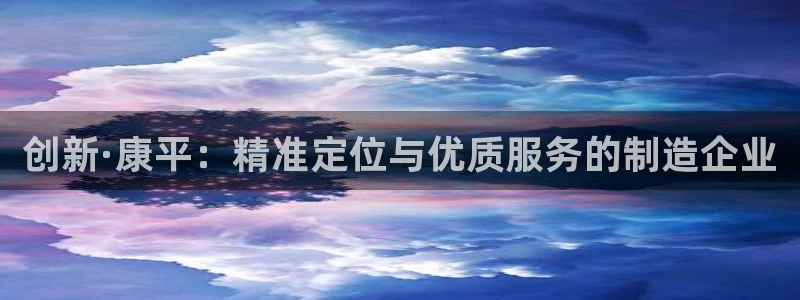 门徒娱乐网址：创新·康平：精准定位与优质服务的制造企业