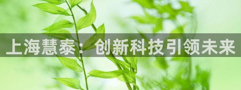 门徒娱乐平如何注册：上海慧泰：创新科技引领未来