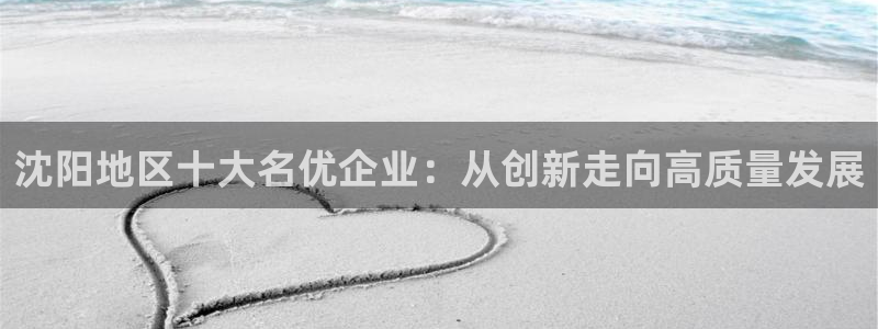 娱乐门徒电影爱情：沈阳地区十大名优企业：从创新走向高质量发展