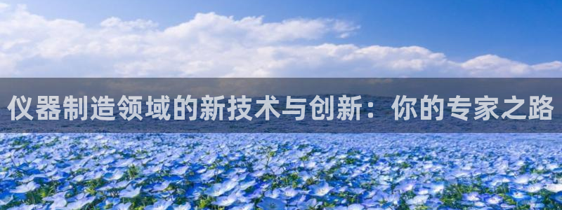门徒娱乐能玩吗：仪器制造领域的新技术与创新：你的专家之路