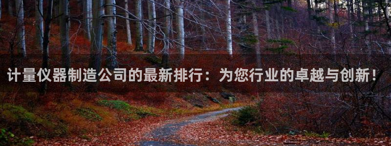 娱乐门徒棉花糖：计量仪器制造公司的最新排行：为您行业的卓越与