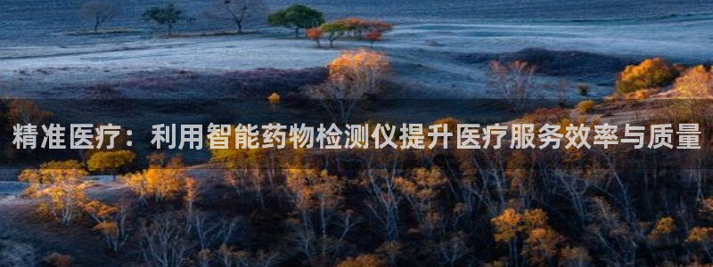 门徒娱乐发展趋势：精准医疗：利用智能药物检测仪提升医疗服务效